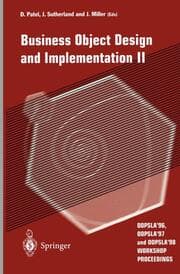 Cover von Business Object Design and Implementation II