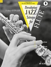 Cover von Developing Jazz Technique for Flute