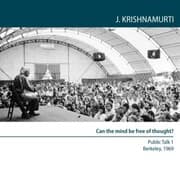Cover von Can the mind be free of thought?