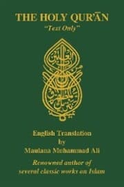 Cover von The Holy Quran, English Translation, âText Onlyâ