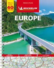 Cover von Michelin Straßenatlas Europa mit Spiralbindung
