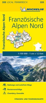 Cover von Michelin Französische Alpen Nord/Savoie, Isère