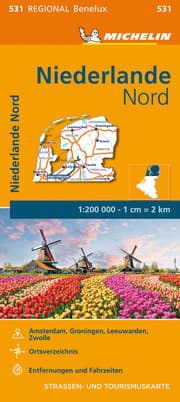 Cover von Michelin Niederlande Nord/Noord-Nederland/Pays-Bas Nord