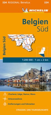 Cover von Michelin Belgien Süd/Belgique Sud/Zuid-België
