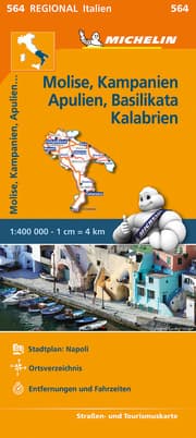 Cover von Michelin Molise, Kampanien, Apulien, Basilikata, Kalabrien
