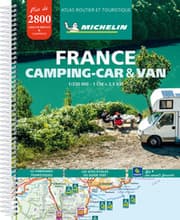 Cover von Michelin Atlas France Camping-car & van (A4 - Spirale)