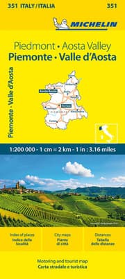 Cover von Michelin Piemonte, Valle d'Aosta/Piedmont, Aosta Valley/Piemont, Aostatal