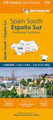 Cover von Michelin Spain: South, Andalucia/España Sur: Andalucia/Andalusien