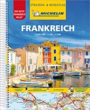 Cover von Michelin Straßenatlas Frankreich mit Spiralbindung