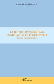 Cover von La justice dans les pays en situation de post-conflit