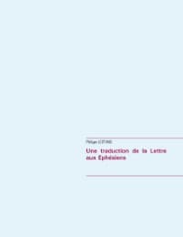 Cover von Une traduction de la Lettre aux Éphésiens
