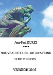 Cover von Nouveau recueil de citations et de pensées - Version 2016