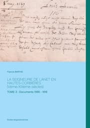 Cover von La Seigneurie de Lanet en Hautes-Corbières (Vème-XIXème siècles)
