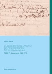 Cover von La seigneurie de Lanet en Hautes-Corbières (Vème-XIXème siècles)