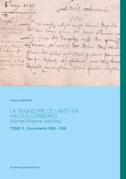 Cover von La Seigneurie de Lanet en Hautes-Corbières (Vème-XIXème siècles)