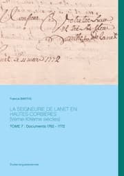 Cover von La seigneurie de Lanet en Hautes-Corbières (Vème-XIXème siècles)