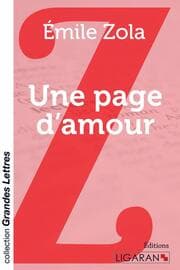 Cover von Une page d'amour (grands caractères)