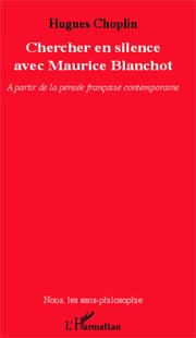 Cover von Chercher en silence avec Maurice Blanchot