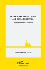 Cover von French reentry courts and rehabilitation