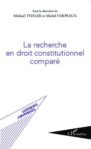 Cover von La recherche en droit constitutionnel comparé