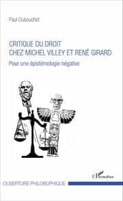 Cover von Critique du droit chez Michel Villey et René Girard