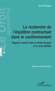Cover von La recherche de l'équilibre contractuel dans le cautionnement