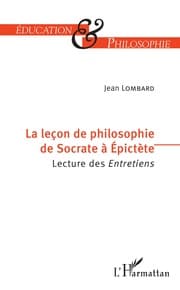 Cover von La leçon de philosophie de Socrate à Epictète
