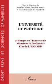 Cover von Université et prétoire