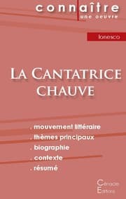 Cover von Fiche de lecture La Cantatrice chauve de Eugène Ionesco (Analyse littéraire de référence et résumé complet)