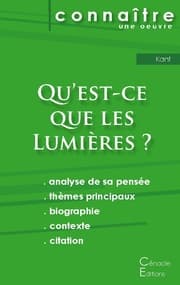 Cover von Fiche de lecture Qu'est-ce que les Lumières ? De Emmanuel Kant (Analyse philosophique de référence et résumé complet)