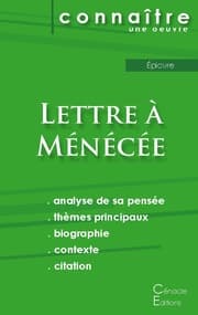 Cover von Fiche de lecture Lettre à Ménécée (Analyse philosophique de référence et résumé complet)