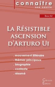 Cover von Fiche de lecture La Résistible ascension d'Arturo Ui de Bertolt Brecht (Analyse littéraire de référence et résumé complet)