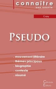 Cover von Fiche de lecture Pseudo (Analyse littéraire de référence et résumé complet)