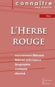 Cover von Fiche de lecture L'Herbe rouge (Analyse littéraire de référence et résumé complet)