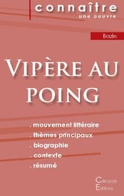 Cover von Fiche de lecture Vipère au poing de Hervé Bazin (Analyse littéraire de référence et résumé complet)