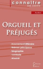 Cover von Fiche de lecture Orgueil et Préjugés de Jane Austen (Analyse littéraire de référence et résumé complet)