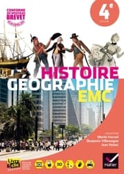 Cover von Histoire-Géographie Enseignement Moral et Civique 4e éd. 2016