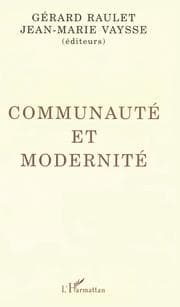 Cover von Communauté et modernité