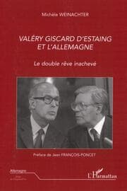 Cover von Valéry Giscard D'Estaing et l'Allemagne