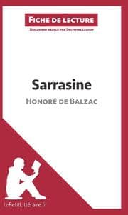 Cover von Sarrasine d'Honoré de Balzac (Fiche de lecture)