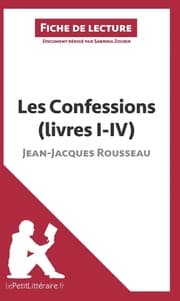 Cover von Les Confessions (livres I-IV) de Jean-Jacques Rousseau (Fiche de lecture)