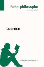 Cover von Lucrèce (Fiche philosophe)