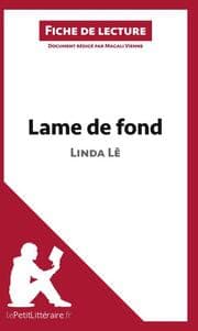 Cover von Lame de fond de Linda Lê (Fiche de lecture)