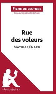 Cover von Rue des voleurs de Mathias Énard (Fiche de lecture)