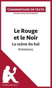Cover von Le Rouge et le Noir, La scène du bal, de Stendhal