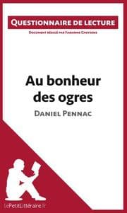 Cover von Au bonheur des ogres de Daniel Pennac