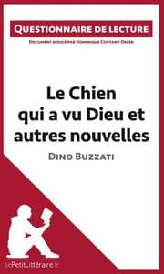 Cover von Le Chien qui a vu Dieu et autres nouvelles de Dino Buzzati