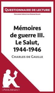 Cover von Mémoires de guerre III. Le Salut, 1944-1946 de Charles de Gaulle