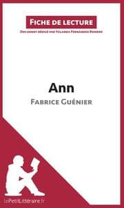 Cover von Ann de Fabrice Guénier (Fiche de lecture)