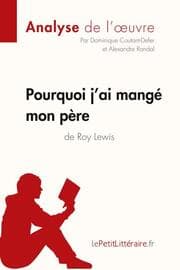 Cover von Pourquoi j'ai mangé mon père de Roy Lewis (Analyse de l'oeuvre)